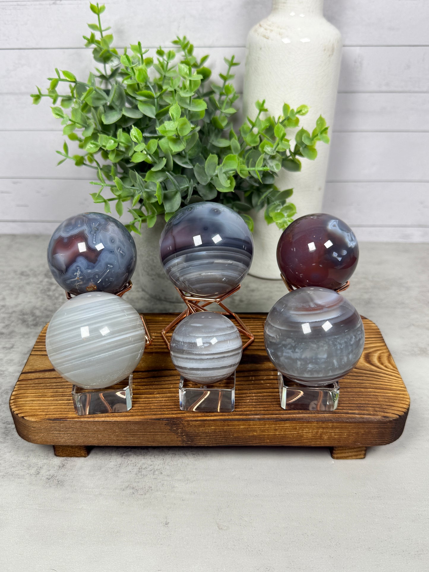Swazi Agate Spheres