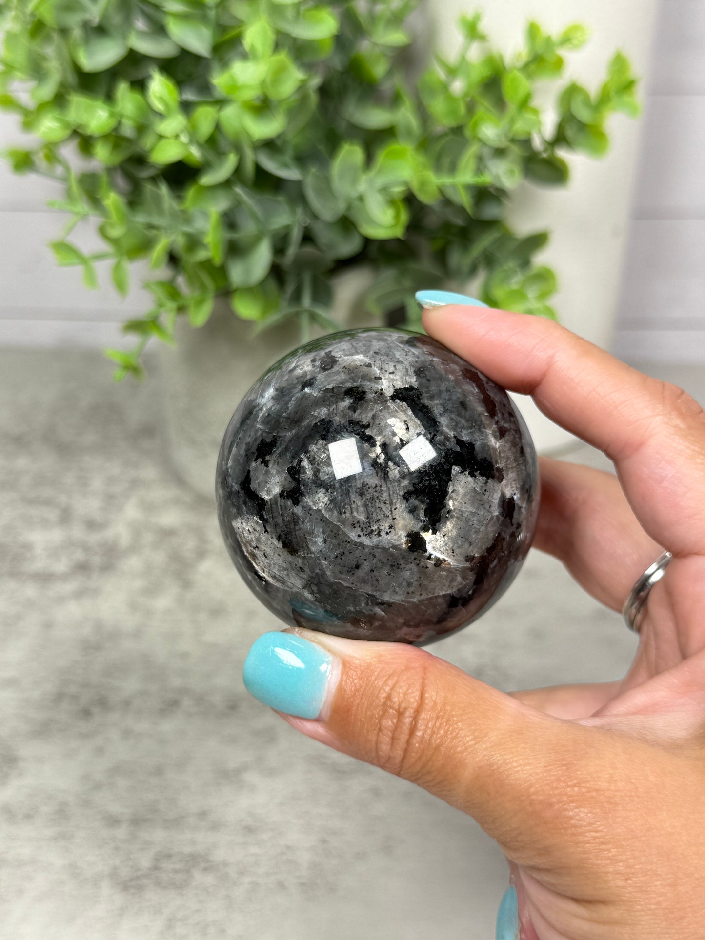 Larvikite Spheres