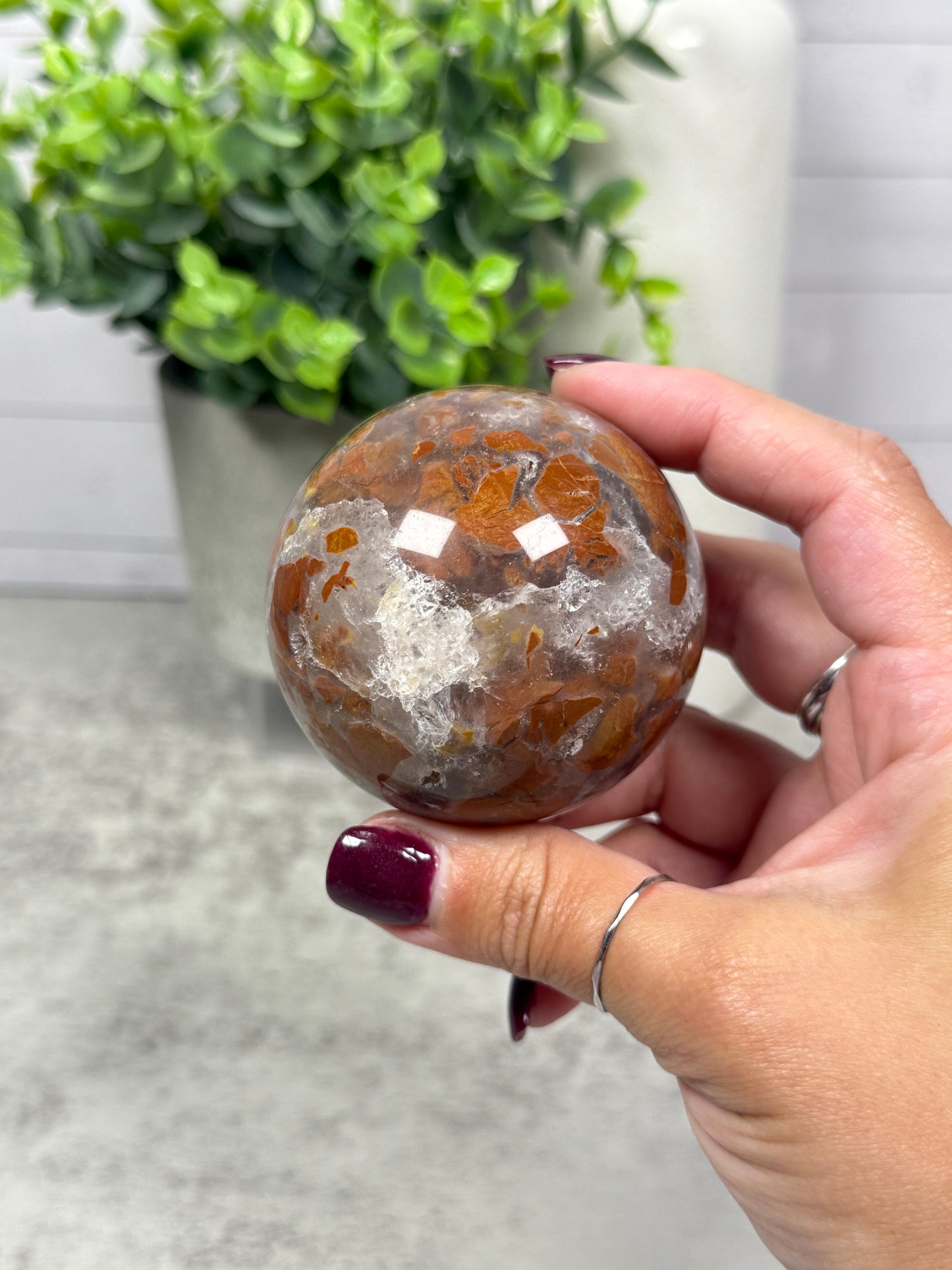 Brecciated Agate Spheres
