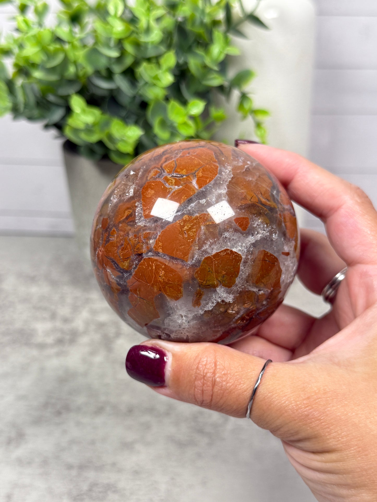Brecciated Agate Spheres