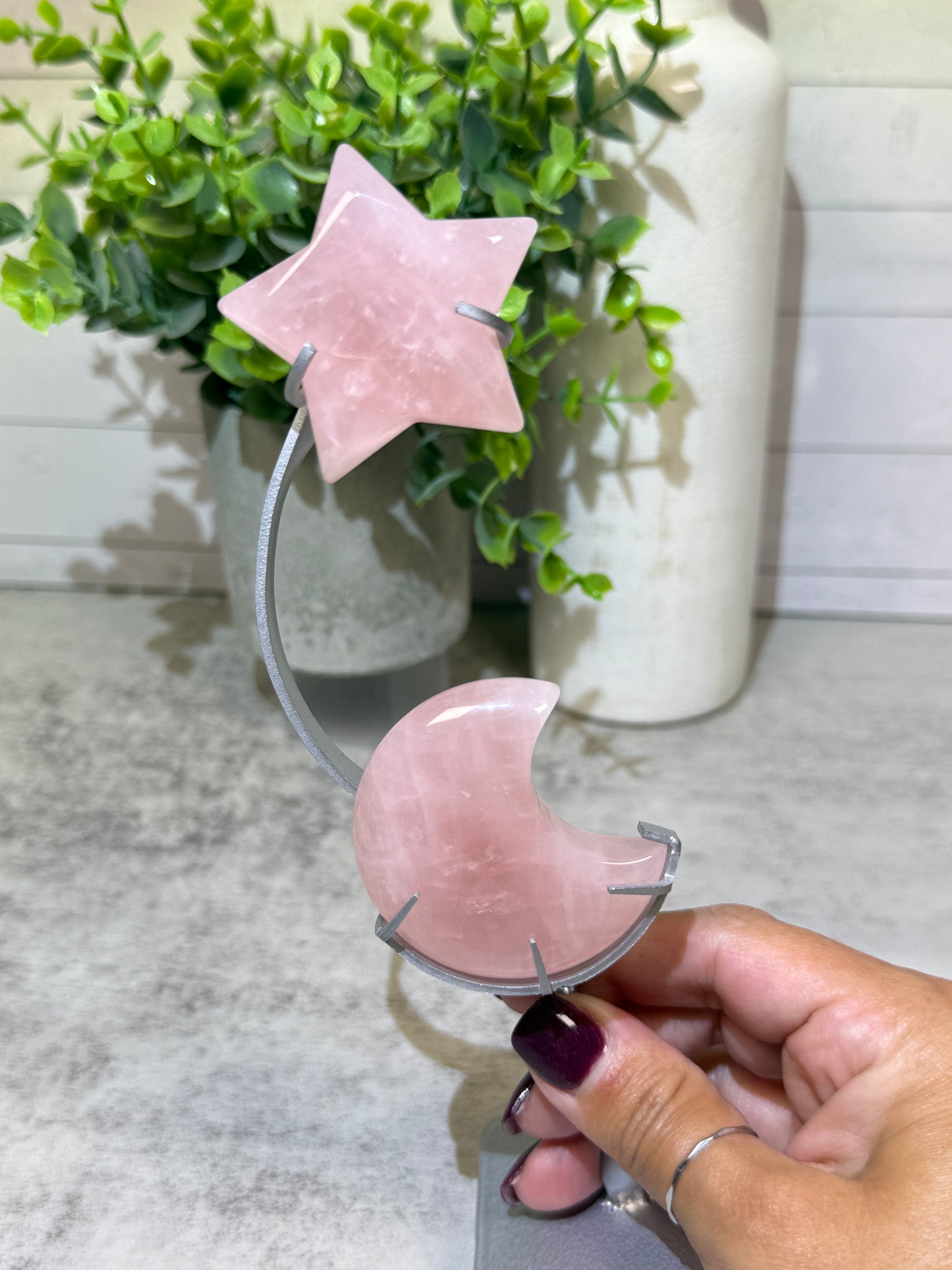 Rose Quartz Moon | Lunas + Stars