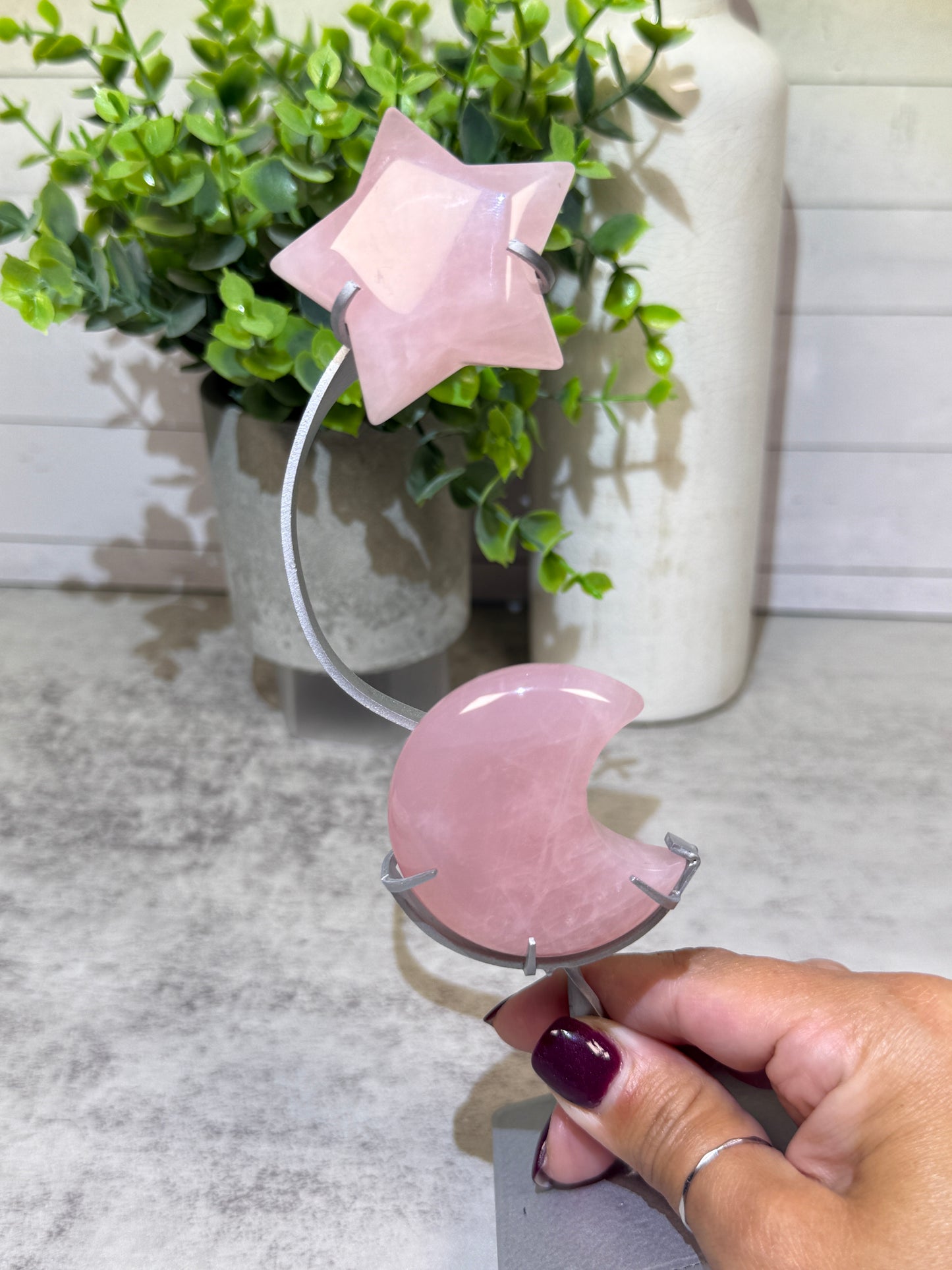 Rose Quartz Moon | Lunas + Stars