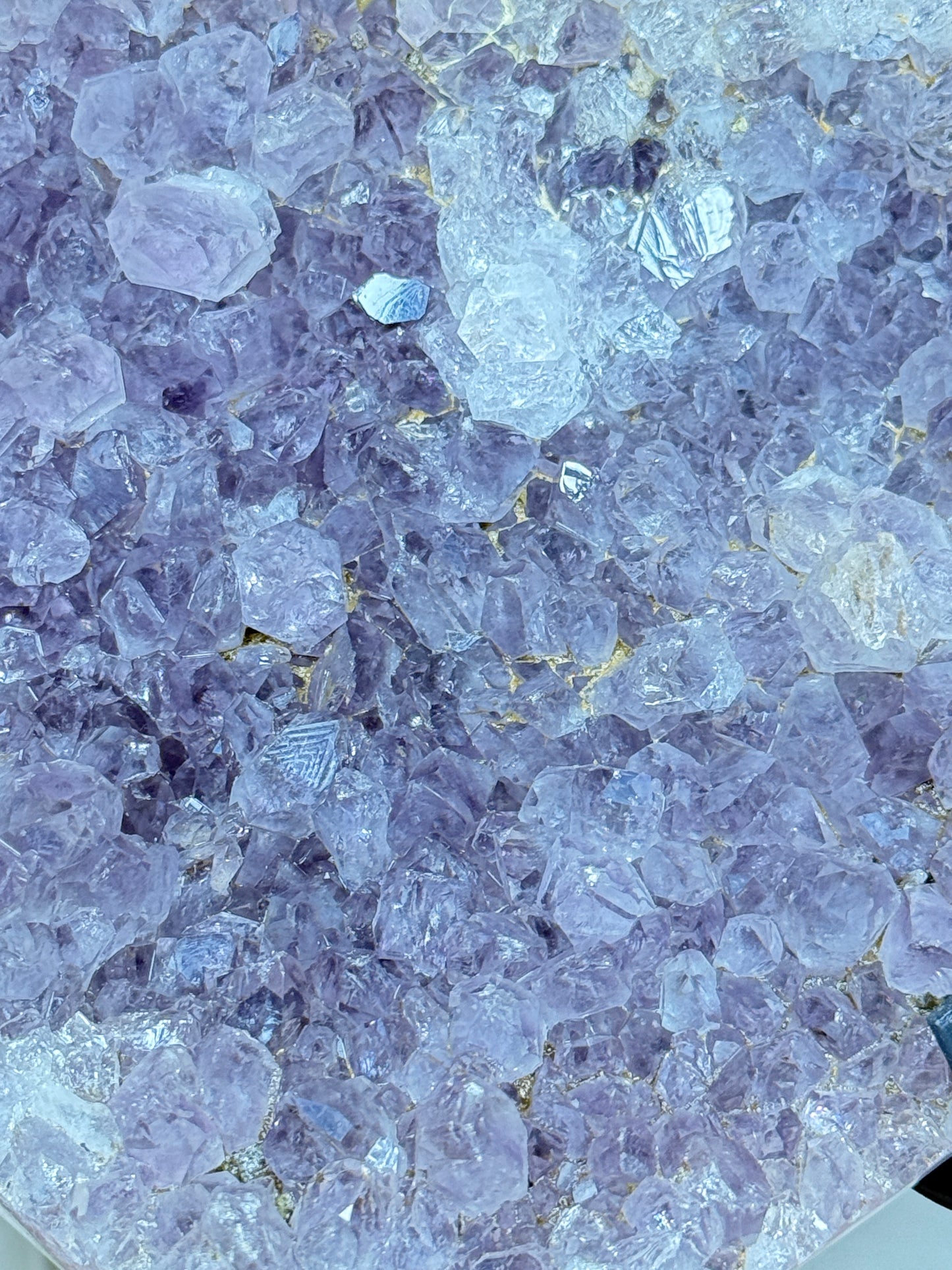 Amethyst Cluster Heart