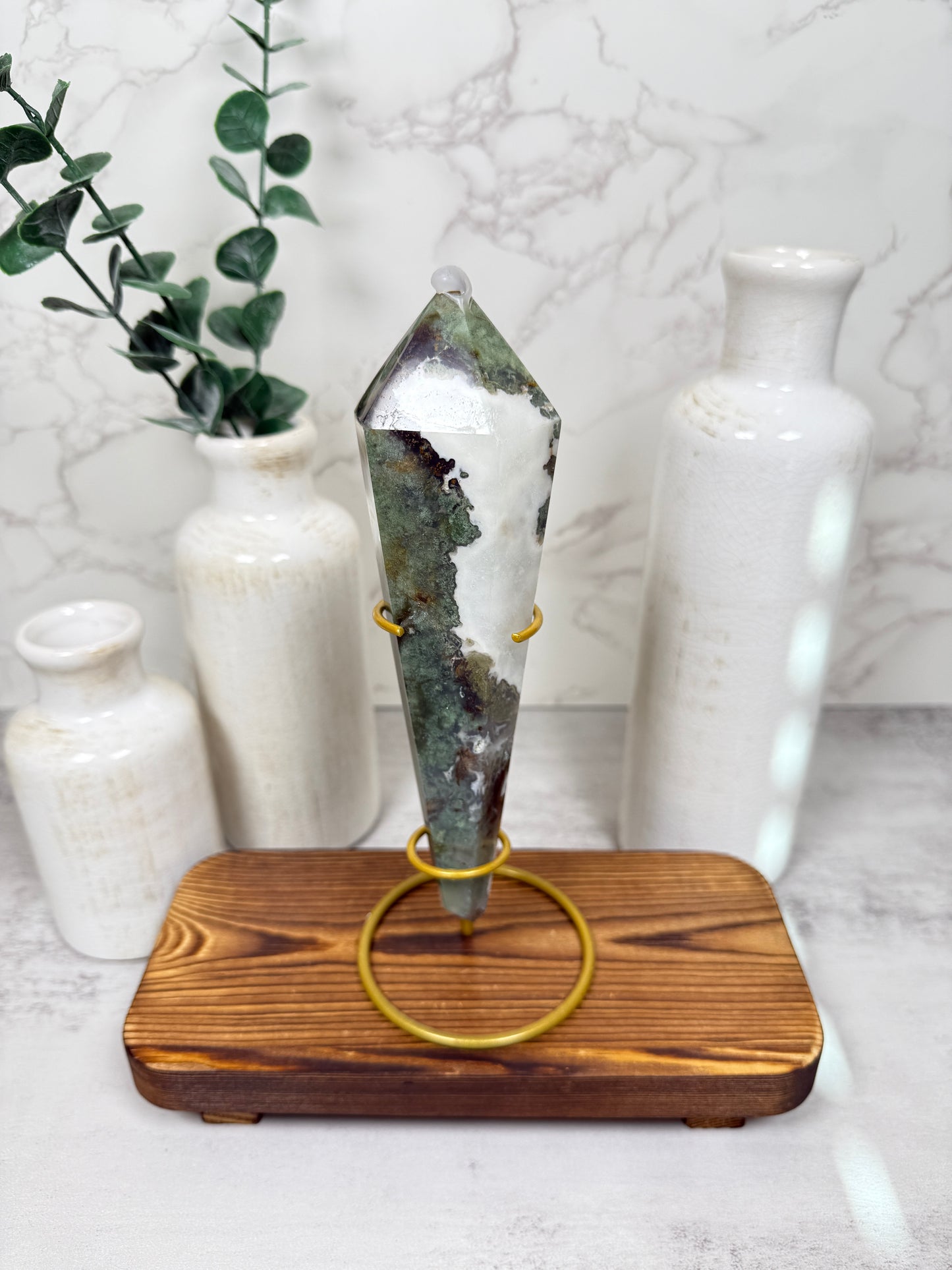 Moss Agate Wands