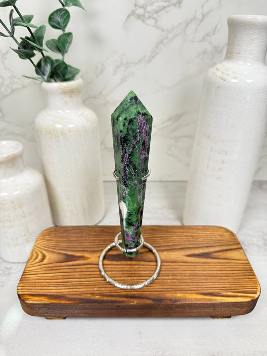 Ruby Zoisite Wand
