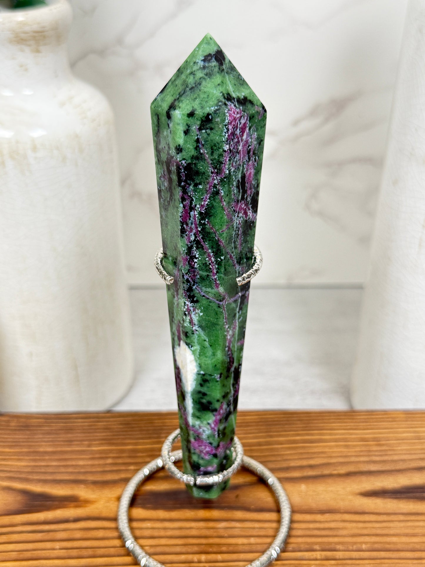 Ruby Zoisite Wand