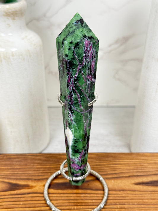 Ruby Zoisite Wand