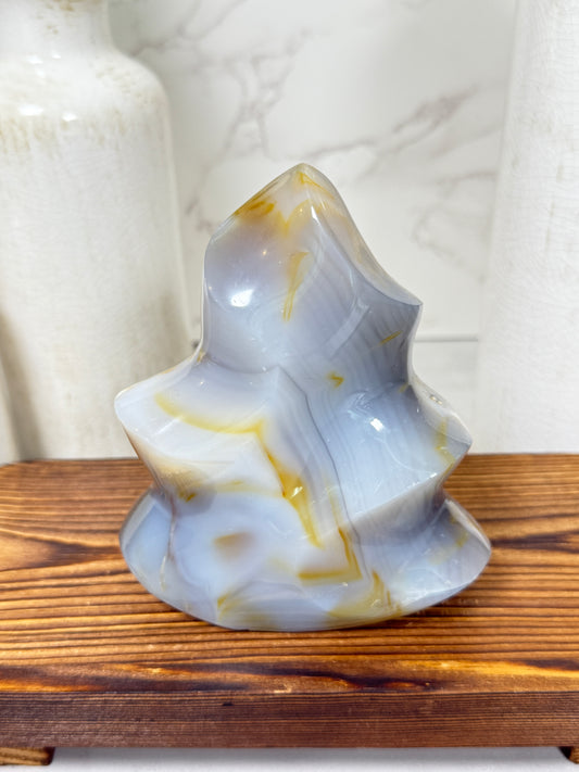 Orca Agate Flame - A