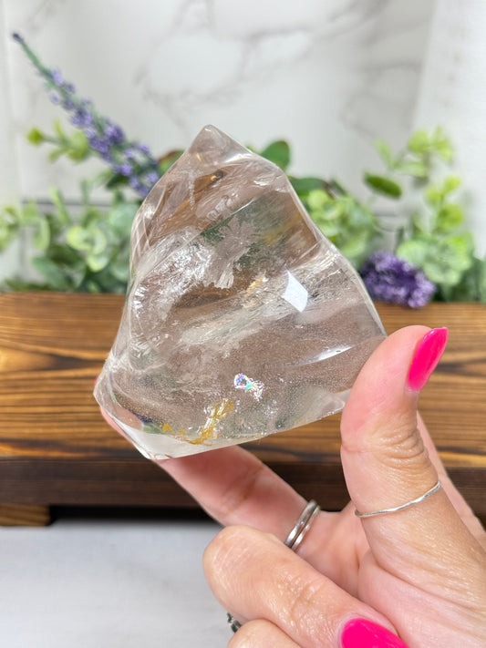Smokey Quartz Flame - A