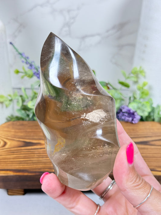 Smokey Quartz Flame - B