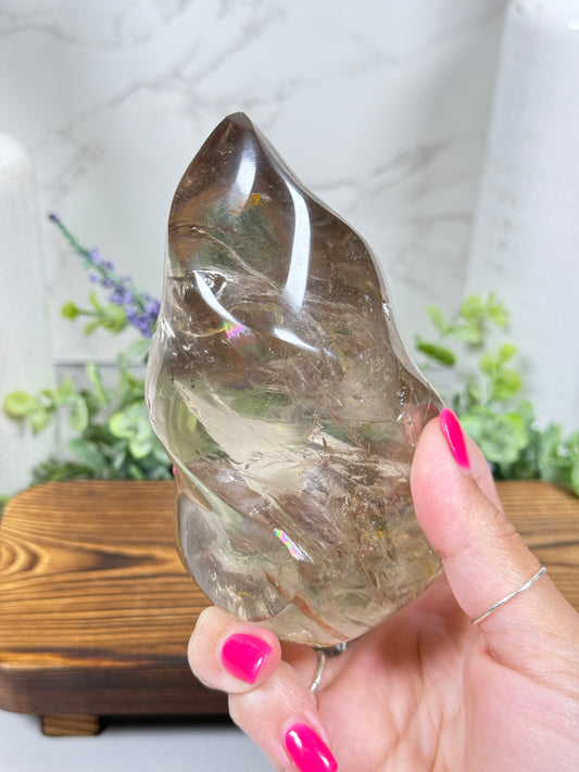 Smokey Quartz Flame - C