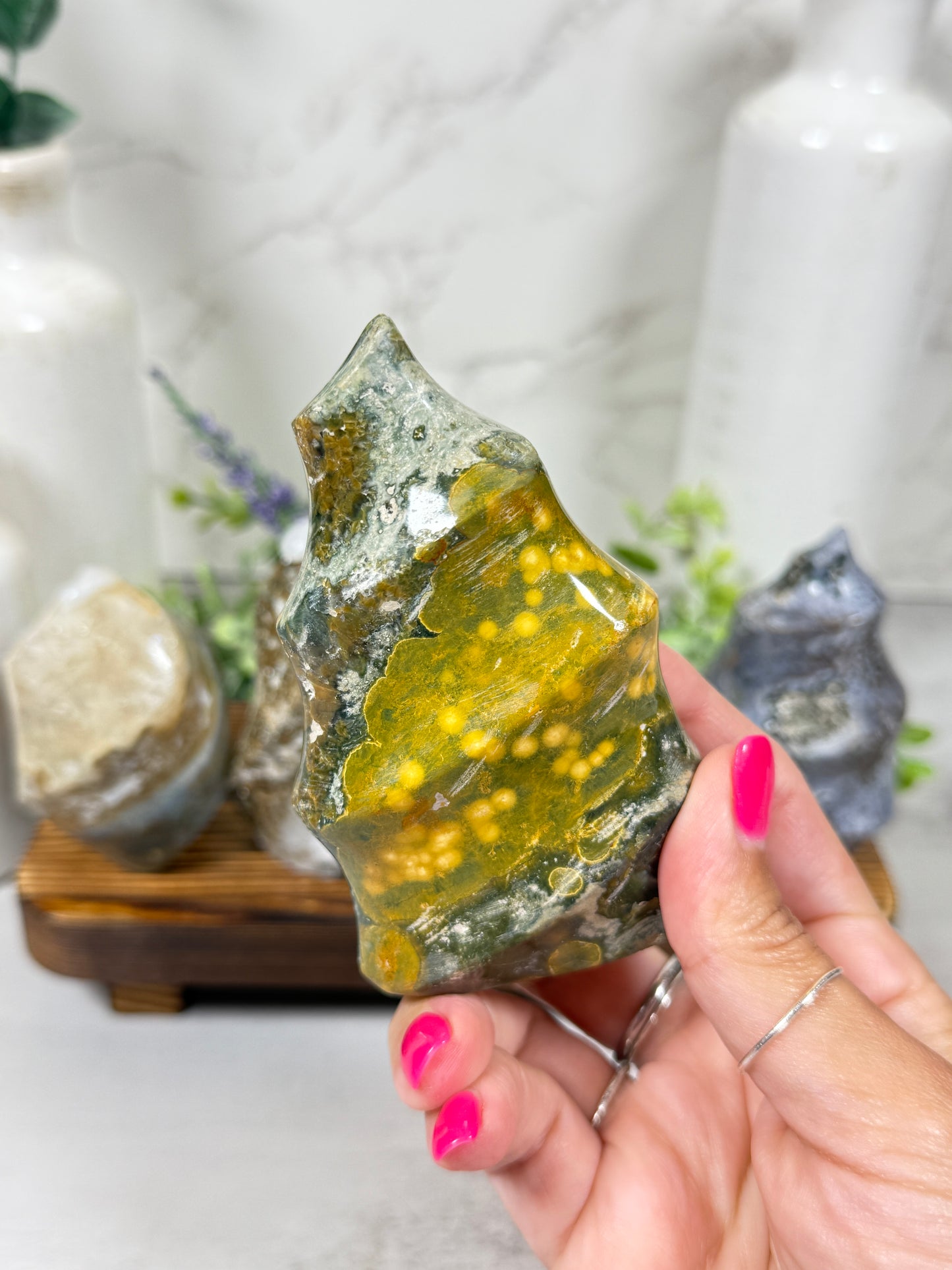 Ocean Jasper Flames