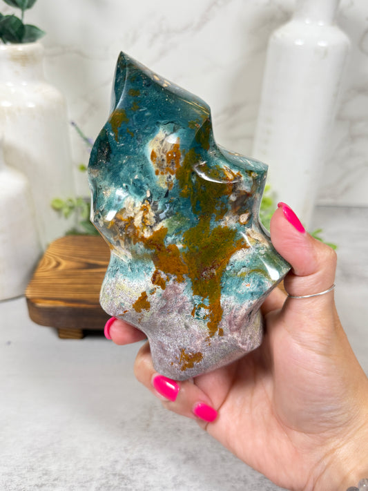 Ocean Jasper Flame - D