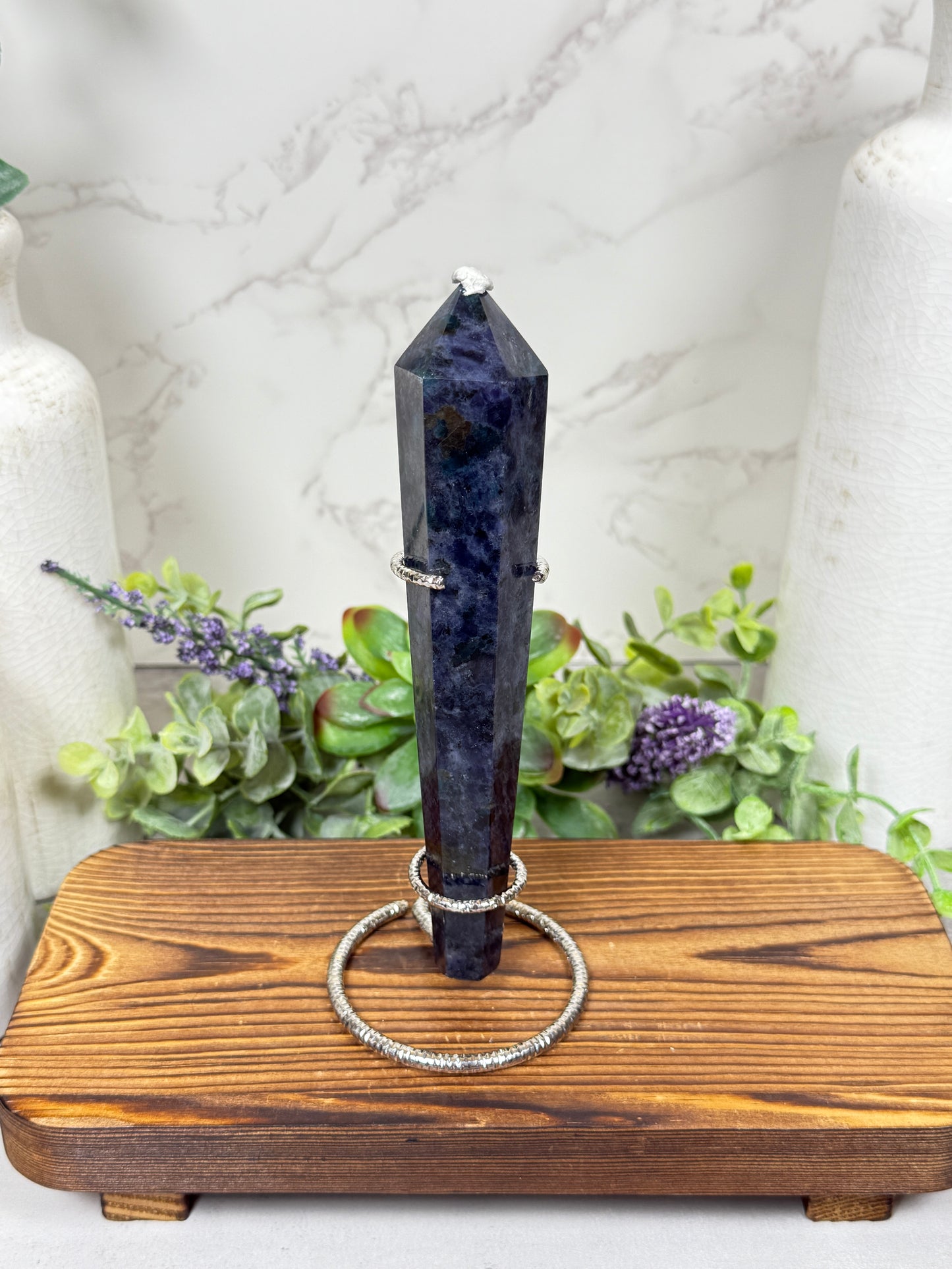 Iolite, Blue Apatite, Green Tourmaline Mix Wands