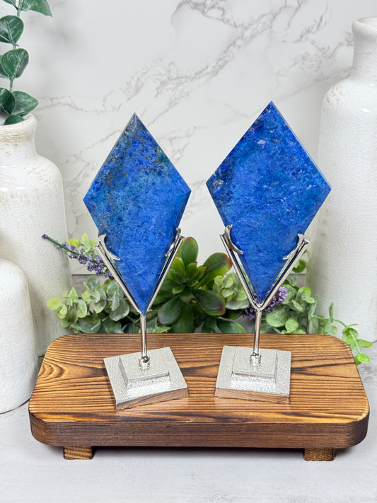 Lapis Lazuli with Pyrite Diamonds