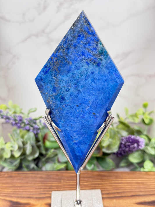 Lapis Lazuli with Pyrite Diamonds