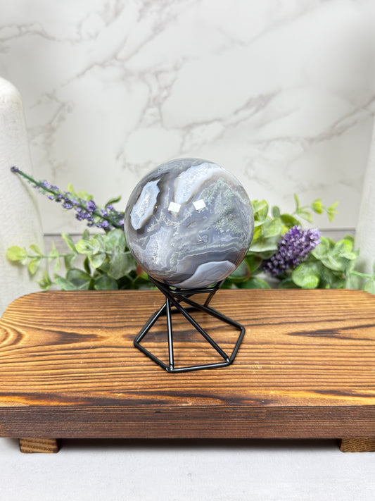 Moss Agate Sphere - E
