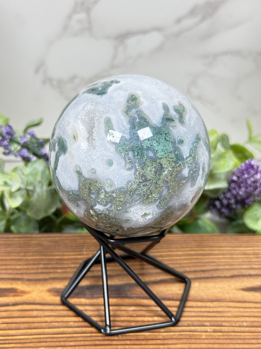 Moss Agate Sphere - F