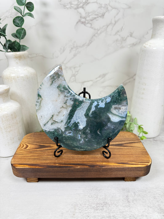 Moss Agate Luna - A