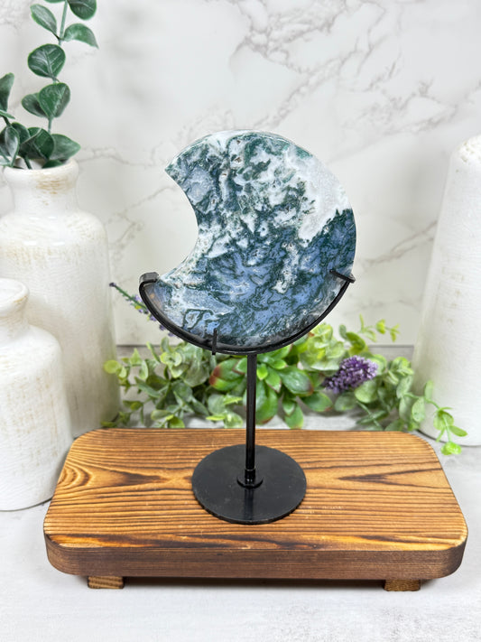 Moss Agate Luna - B