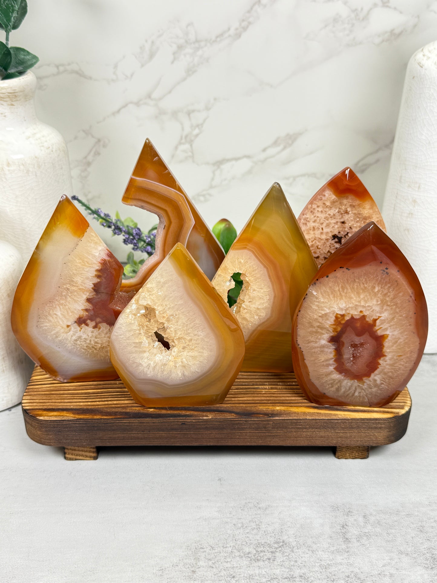 Carnelian Teardrops