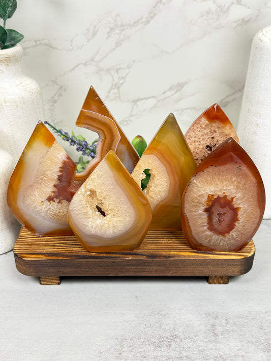 Carnelian Teardrops