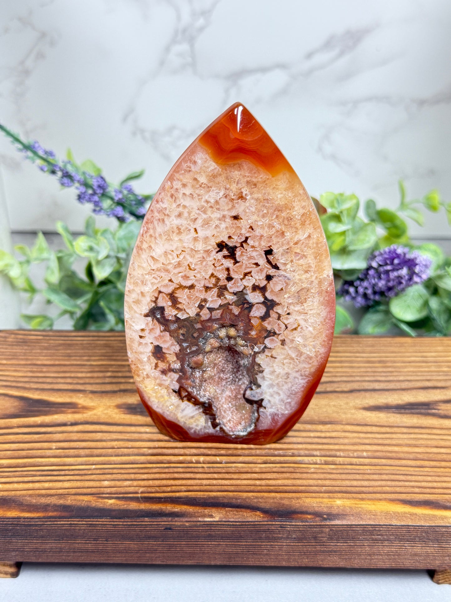 Carnelian Teardrops