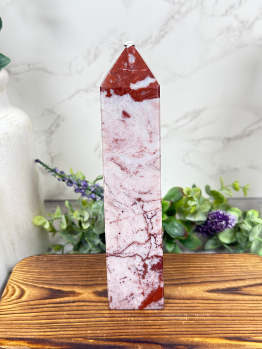 Red and Pink Jasper Towers