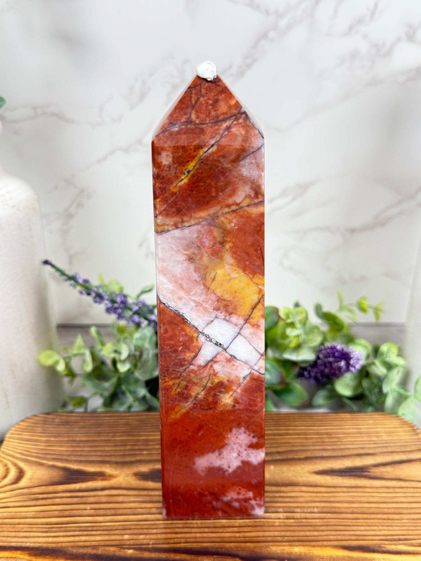 Red and Pink Jasper Towers