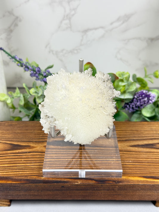 White Aragonite Puff