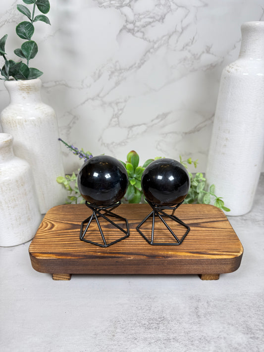 Blue Rose Fluorite Spheres