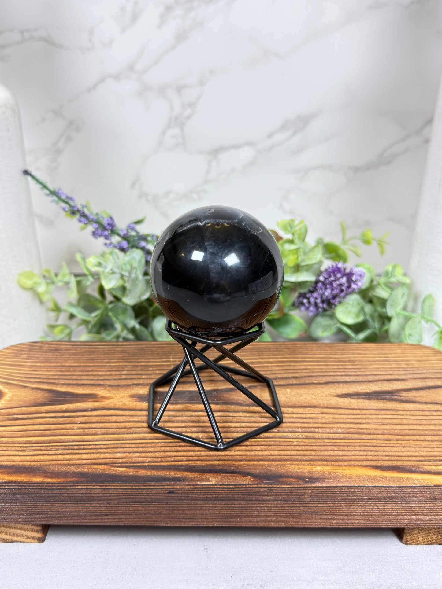 Blue Rose Fluorite Spheres