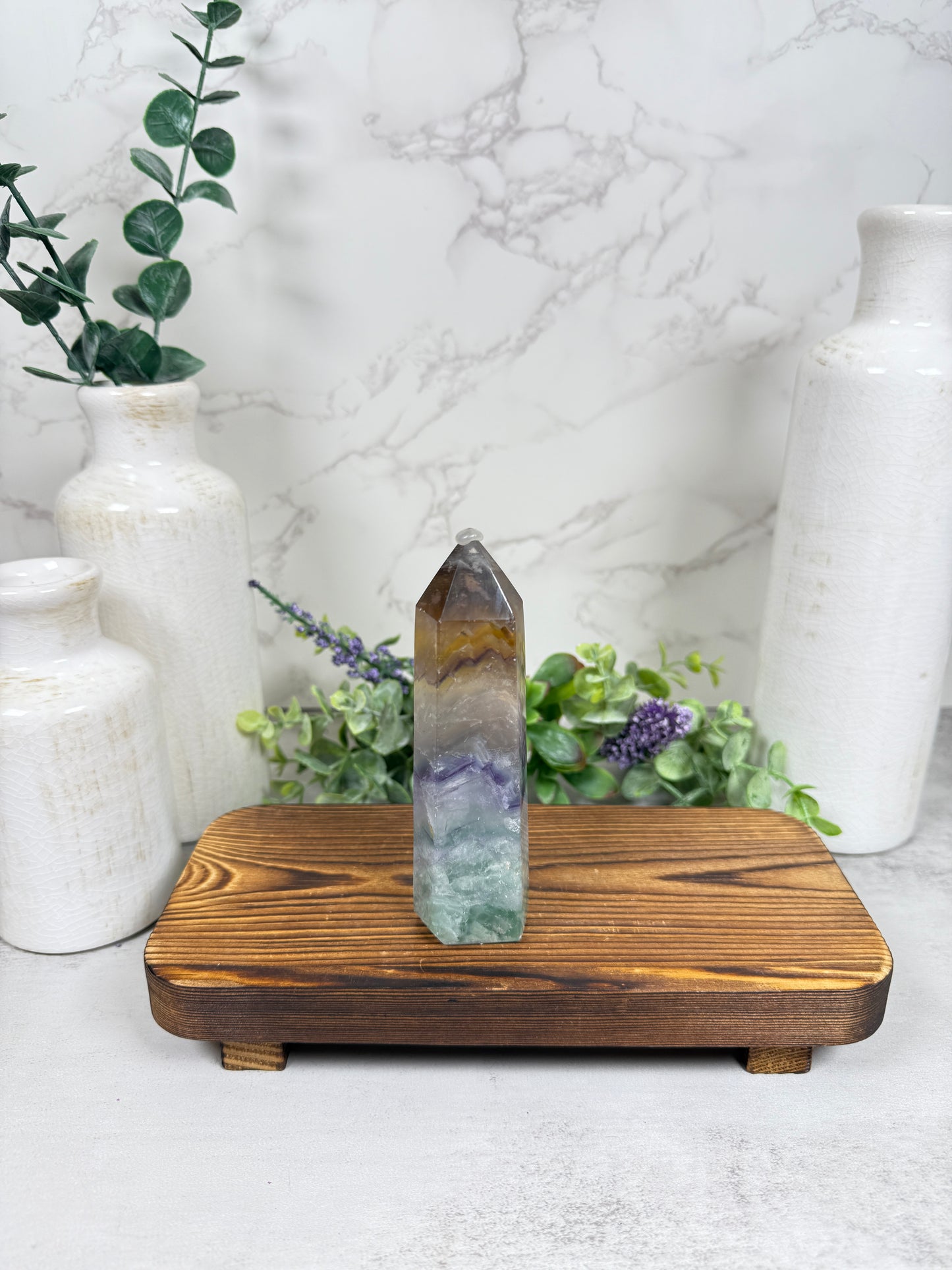Rainbow Fluorite Tower