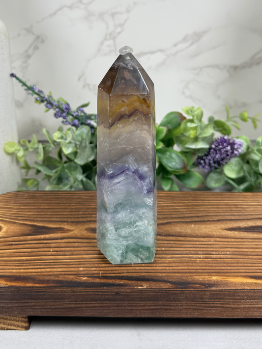Rainbow Fluorite Tower