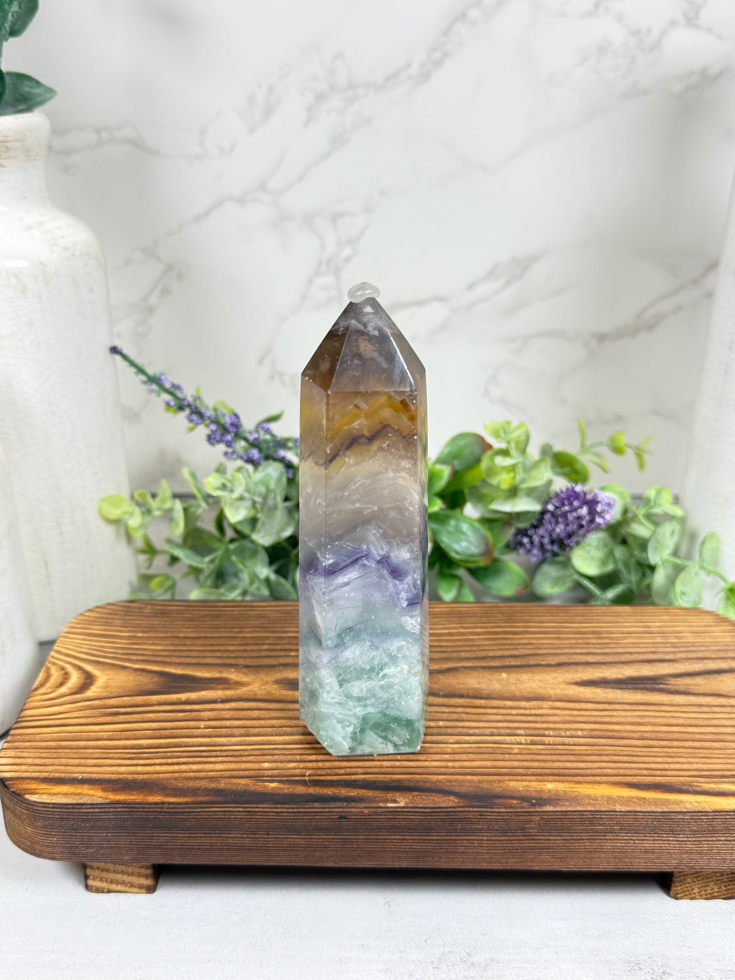 Rainbow Fluorite Tower