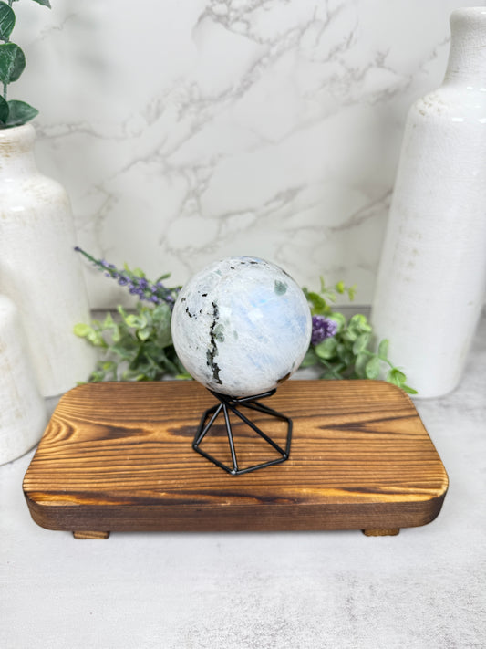 Rainbow Moonstone Sphere - B