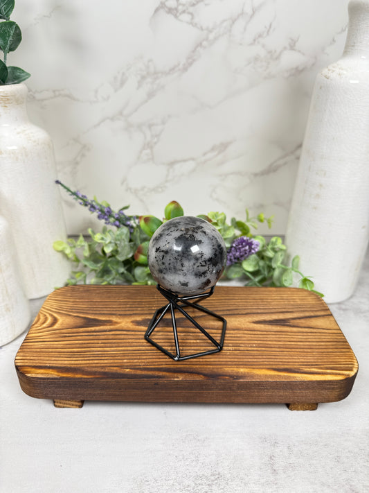 Black Tourmaline in Quartz - A