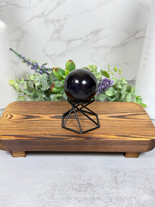 Rainbow Obsidian Sphere