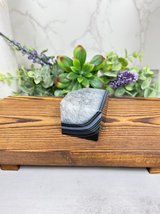 Black Agate Cube
