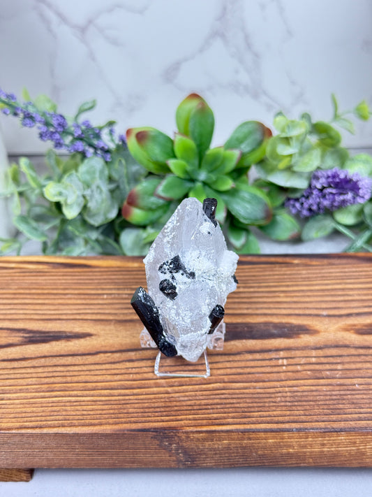 Quartz with Tourmaline Specimen