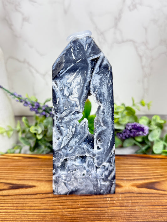 Druzy Sphalerite Towers