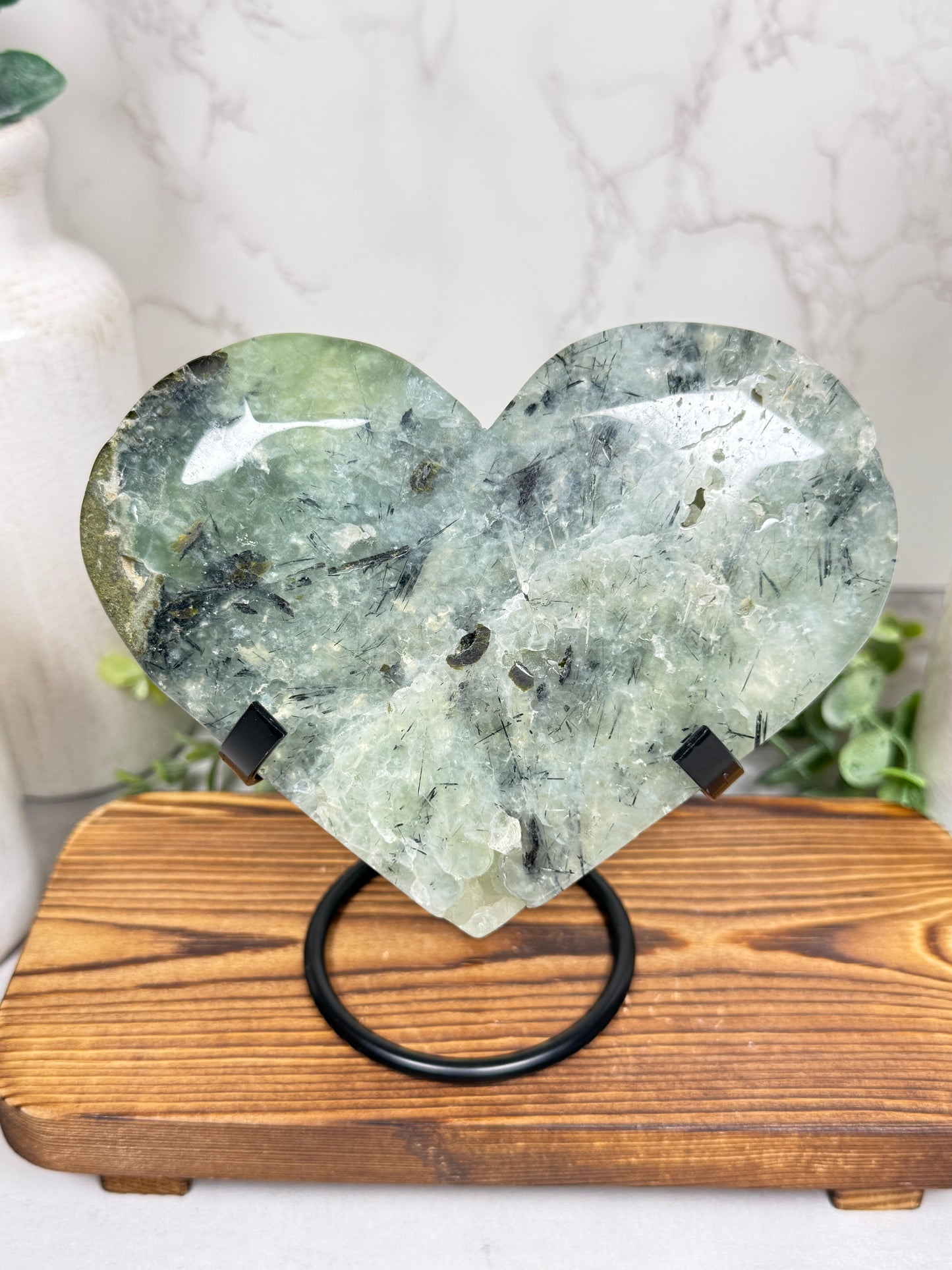 Prehnite Heart
