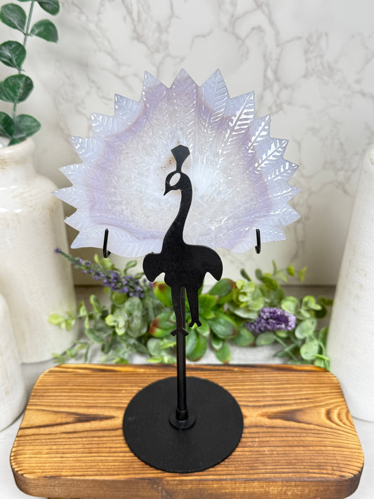 Agate Peacocks