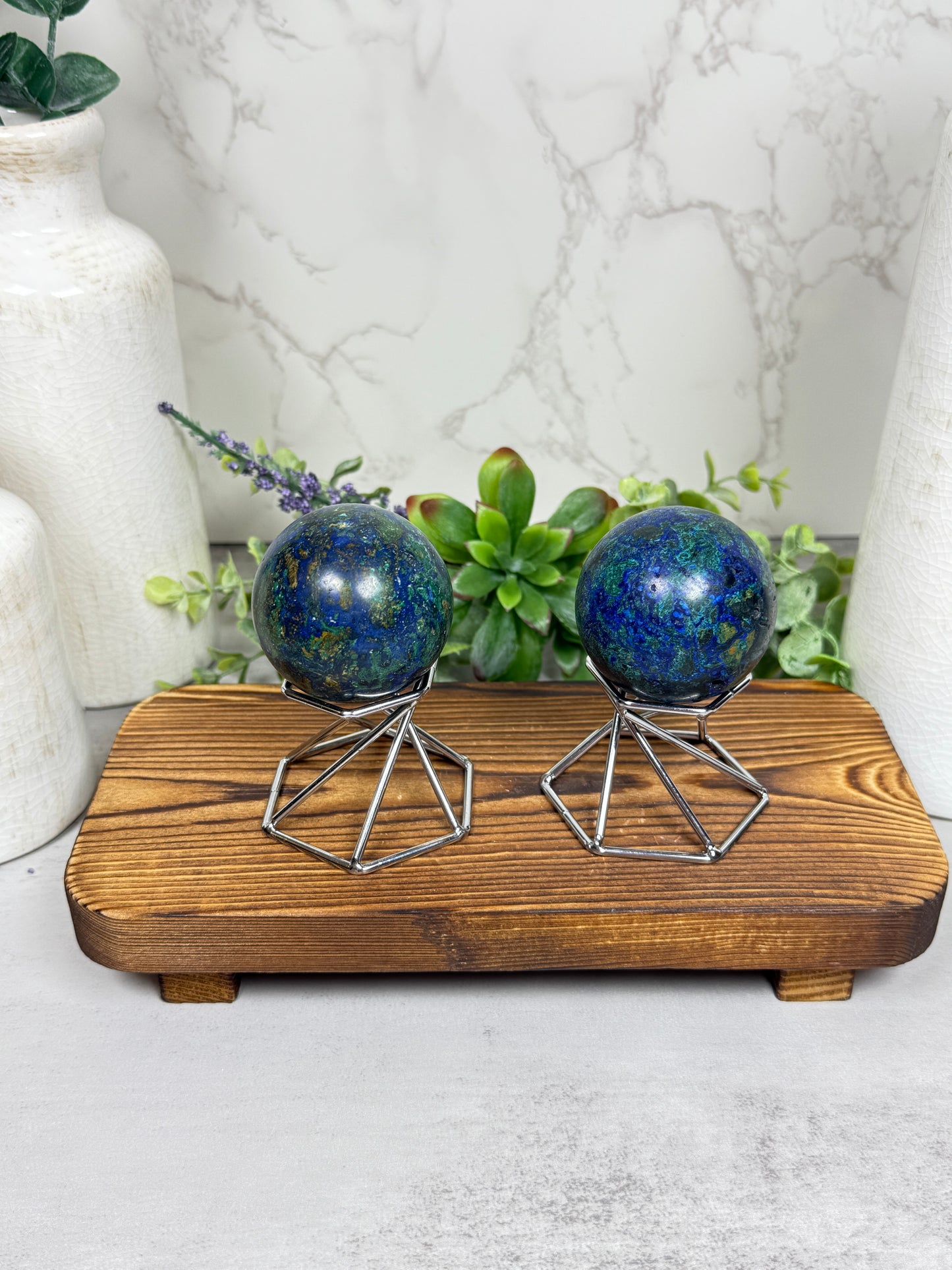 Azurite Spheres