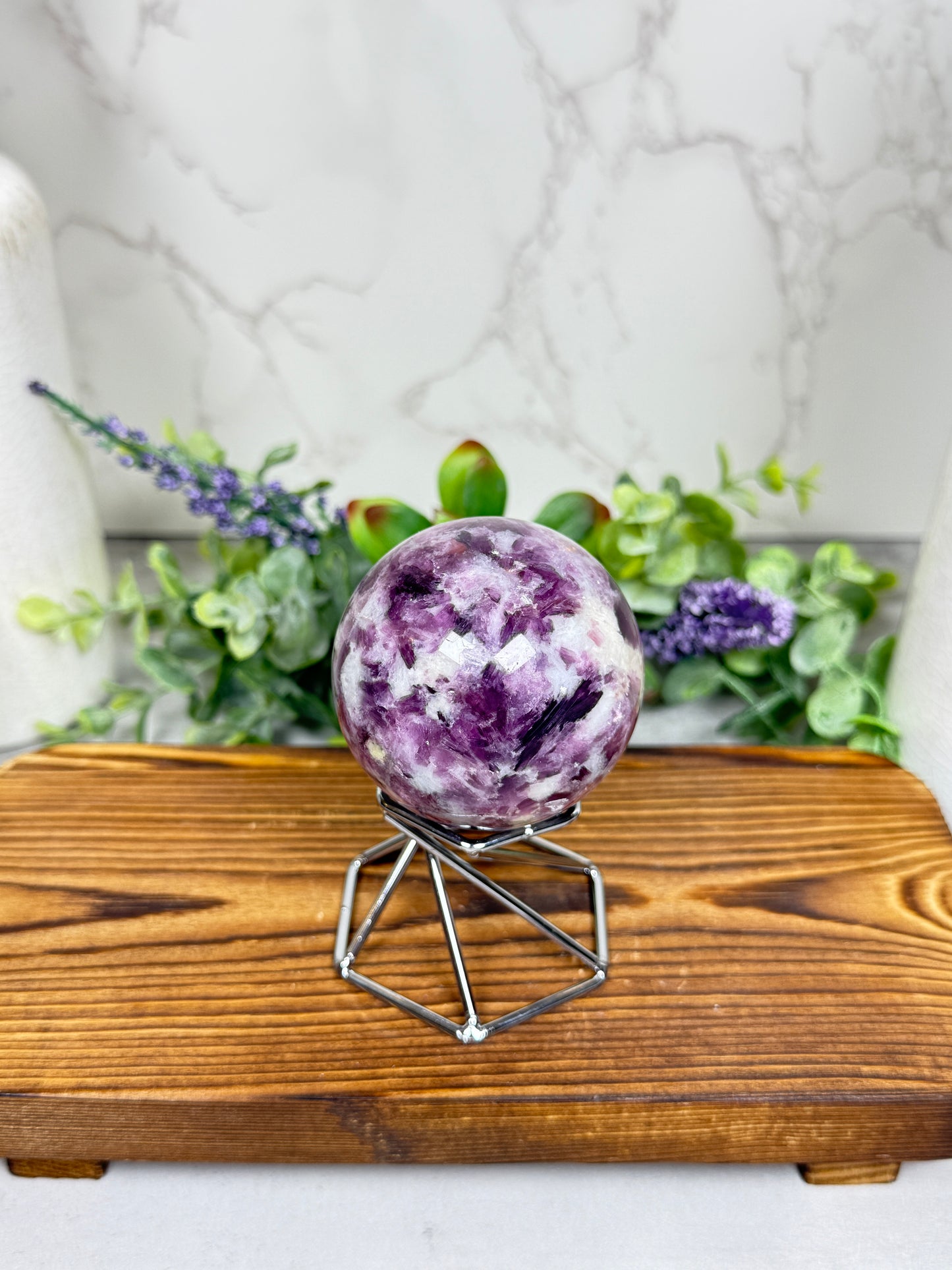 Purple Mica Spheres