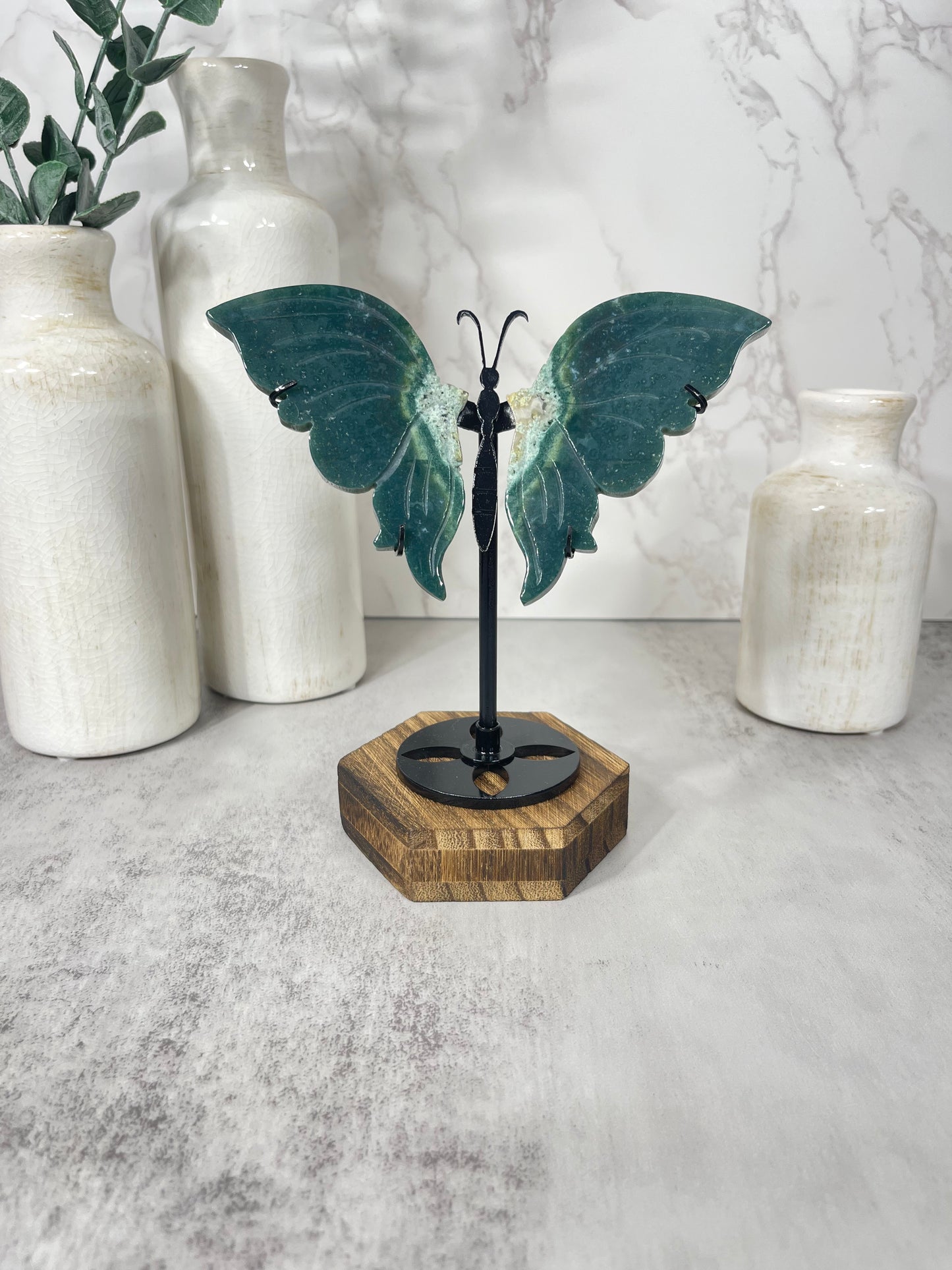 Moss Agate Wings