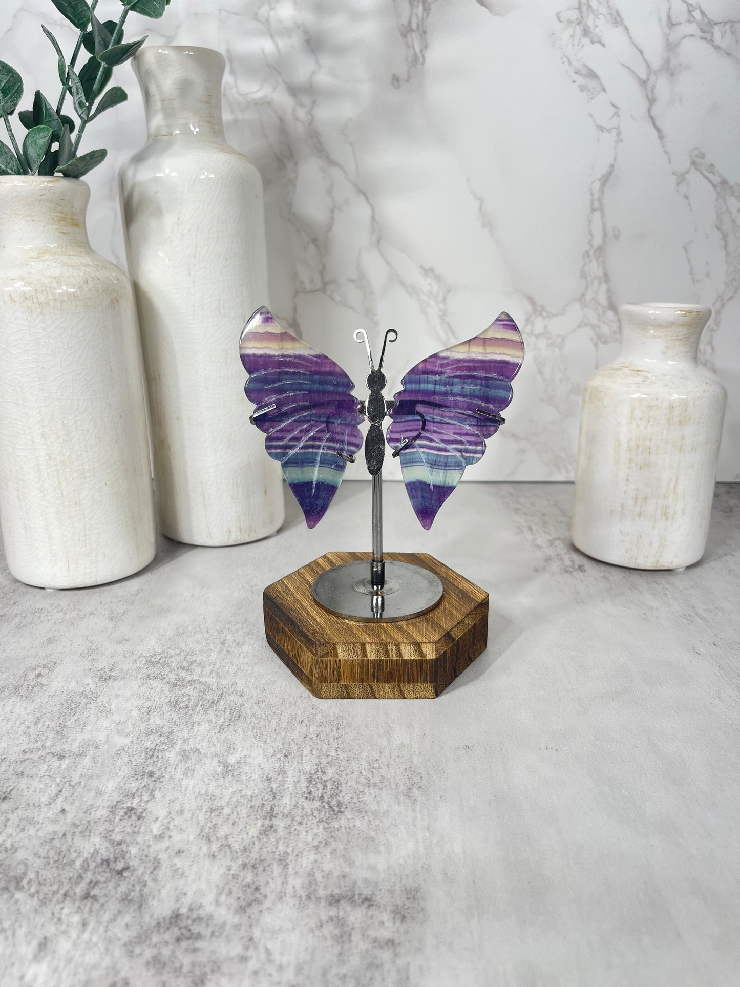 Purple and Blue Fluorite Wings