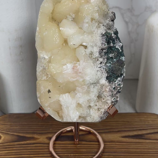 Peach Stilbite Specimen