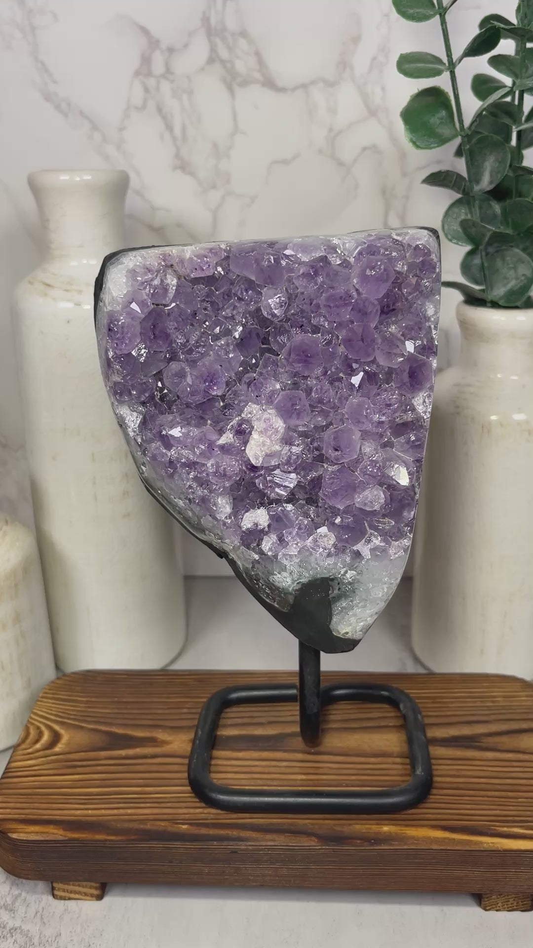 Amethyst Cluster on Stand